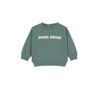 VERTBAUDET Sweat-Shirt ML pressionné Dos Vert émeraude 6M(67CM)