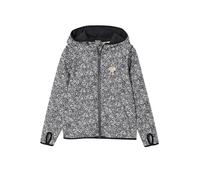 VERTBAUDET Sweat Sport zippé matière Technique Fille Motifs Fleurs Sport Anthracite 4A