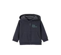 VERTBAUDET Sweat zippé à Capuche bébé Bleu Ardoise 6M(67CM)