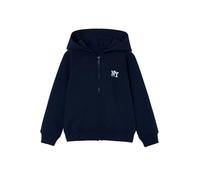 VERTBAUDET Sweat Zippé Garçon À Capuche Doublé Marine 4A
