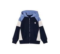 VERTBAUDET Sweat Zippé Garçon Capuche Coloblock Bleu Moyen 10A