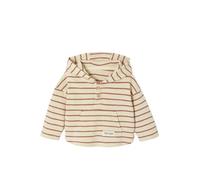 VERTBAUDET T-Shirt à Capuche rayé bébé garçon Denim Fabric tomette 6M(67CM)