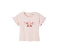 VERTBAUDET T-Shirt bébé à Message en Coton Bio Rose pâle 3M(60CM)