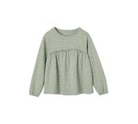 VERTBAUDET T-Shirt Blouse Fille imprimé Manches Longues Vert de Gris 3A