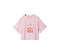 VERTBAUDET T-Shirt Fille Cropped Manches Courtes Rose poudré 14A