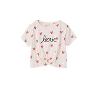 VERTBAUDET T Shirt Fille Détail Noeud Fantaisie Coton écru 12A