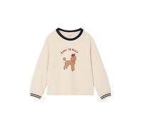 VERTBAUDET T Shirt Fille Motif Chien Détails Glitter Manches