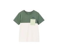 VERTBAUDET T-Shirt garçon coloblock Manches Courtes Vert Anglais 8A