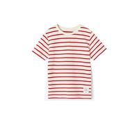 VERTBAUDET T-Shirt garçon rayé Manches Courtes rayé Rouge 4A