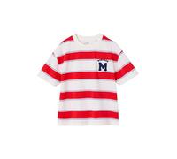 VERTBAUDET T Shirt Garçon Rayé Manches Courtes rayé Rouge 6A
