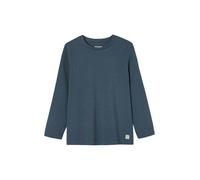 VERTBAUDET T Shirt Garçon Unis Manches Longues Maille Brodé Bleu 6A
