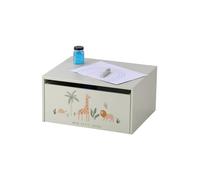 VERTBAUDET Table d'activités avec Coffre de Rangement Beige TU