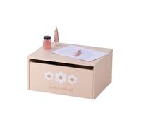 VERTBAUDET Table d'activités avec coffre de rangement rose TU