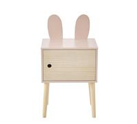 VERTBAUDET Table de Chevet Lapin Rose TU