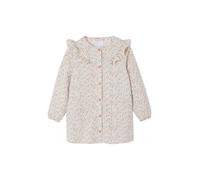 VERTBAUDET Tablier BERGAMOTTE fleuri fille rose poudré 6A