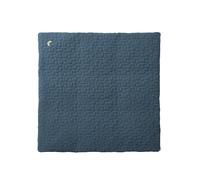 VERTBAUDET Tapis de Sol/Fond de Parc en Gaze de Coton Bio* Fancy Bleu Nuit 100X100