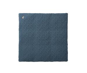 VERTBAUDET Tapis de Sol/Fond de Parc en Gaze de Coton Bio* Fancy Bleu Nuit 100X100