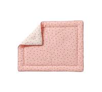 VERTBAUDET Tapis De Sol/Fond De Parc Gaze De Coton Coeur Rose imprimé 75X100