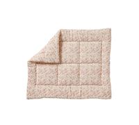 VERTBAUDET Tapis de Sol/Fond de Parc Gaze de Coton Fleurs Blanc imprimé 75X100