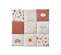 VERTBAUDET Tapis De Sol/Fond De Parc Matelassé en Coton Bio Multicolore 100X100