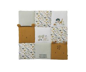 VERTBAUDET Tapis de Sol/Fond de Parc Patchwork Savana Multicolore 100X100