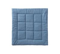 VERTBAUDET Tapis de Sol/Fond de Parc uni Gaze et Percale de Coton Indigo 75X100