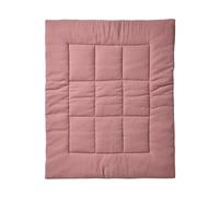 VERTBAUDET Tapis De Sol/Fond De Parc Uni Gaze Et Percale De Coton Terracotta 75X100