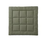 VERTBAUDET Tapis De Sol/Fond De Parc Uni Gaze Et Percale Olive 100X100