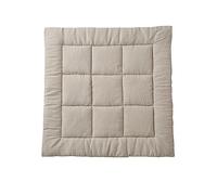 VERTBAUDET Tapis De Sol/Fond De Parc Uni Gaze Et Percale Taupe 100X100