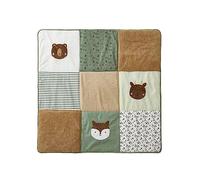 VERTBAUDET Tapis de Sol matelassé Green Forest écru/Multicolore 100X100