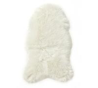 VERTBAUDET Tapis Effet Peau de Mouton Blanc TU