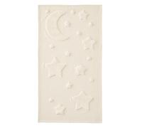 VERTBAUDET Tapis Rectangle Relief Lune Et Étoiles Enfant Beige TU
