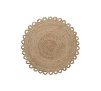 VERTBAUDET Tapis Rond en Jute Enfant Beige TU