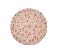 VERTBAUDET Tapis Rond Léopard Enfant Antidérapant Rose TU