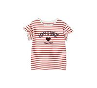VERTBAUDET Tee-Shirt Fille Fantaisie Manches Courtes écru rayé 5A