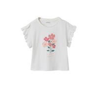 VERTBAUDET Tee Shirt Fille Motif Romantique Manches Courtes