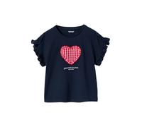 VERTBAUDET Tee Shirt Fille Motif Romantique Manches Courtes
