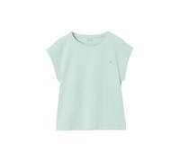 VERTBAUDET Tee Shirt Fille Uni Manches Courtes Coton Coeurs Vert d'eau 3A