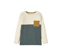 VERTBAUDET Tee Shirt Garçon Colorblock Manches Longues Jean Vert 8A