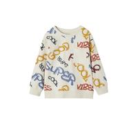 VERTBAUDET Tee-Shirt garçon Effet Sweat imprimé écru 5A