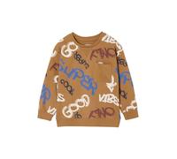 VERTBAUDET Tee-Shirt garçon Effet Sweat imprimé Noix de pécan 3A