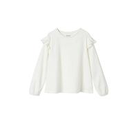 VERTBAUDET Tee-Shirt volanté Basics Fille Blanc 5A