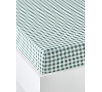 VERTBAUDET VERTBAUDETDrap-Housse Enfant HAPPY'RAMIDEblanc / vert90X140