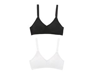 VERTBAUDET2 Soutiens-Gorge d'allaitement Triangle en cotonlot noir/blanc90E