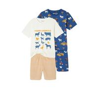 VERTBAUDETLot 2 pyjashorts garçon À la fermebleu roi4A