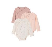 VERTBAUDETLot 3 bodies naissance manches longuesbois de rose9M(71CM)