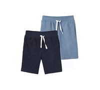 VERTBAUDETLot de 2 Bermudas garçon en molletonlot Bleu/Bleu marine9A