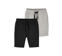 VERTBAUDETLot de 2 Bermudas garçon en molletonlot noir/gris6A
