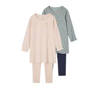VERTBAUDETLot de 2 Chemises de Nuit + Leggings fillerose pâle8A