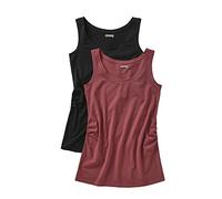 VERTBAUDETLot de 2 débardeurs Grossesse et allaitementLot Rouge et gris42/44